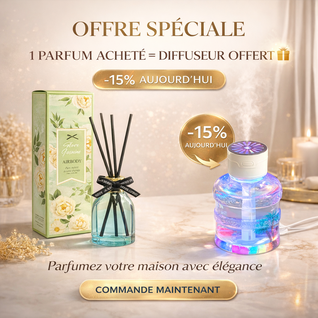 Pack Parfum & Diffuseur LED Offert